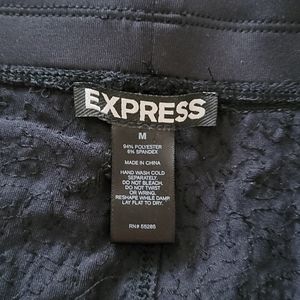 Express Navy and silver sequin leggings